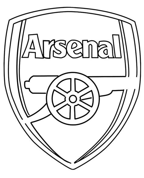 Download Or Print This Amazing Coloring Page Arsenal London Printable