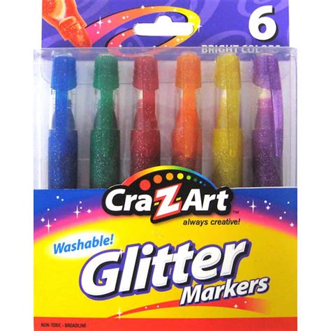 Cra Z Art Washable Glitter Bright Color Markers Shop School And Office