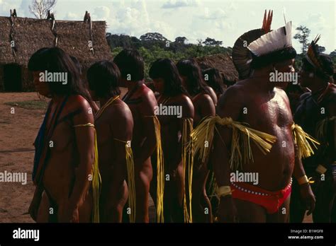 BRAZIL Mato Grosso Indigenous Park Of The Xingu Stock Photo Alamy