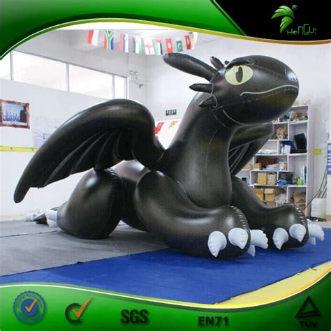 Custom Shape Pvc Mm Giant Black Inflatable Toothless Dragon Inflatable Dragon With A Sexy Sph