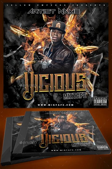 Mixtape Covers Mixtape Cover Designs Psd Templates By Yellowemperor