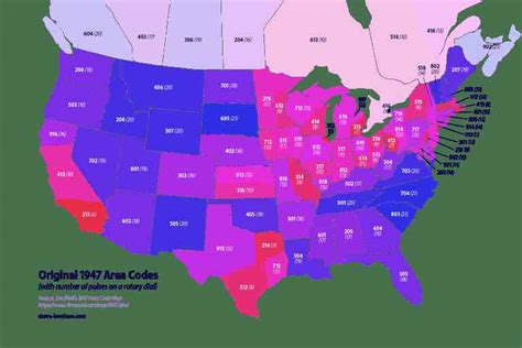 Us Area Code List Location Map Time Zone Tricks Lav