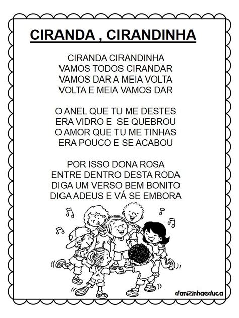 Slide7  720×960 Letras De Musicas Infantis Cantigas De Roda Infantil Ciranda Cirandinha