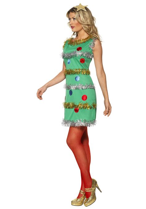 Christmas Tree Costume Dress For Women Adult Christmas Costumes
