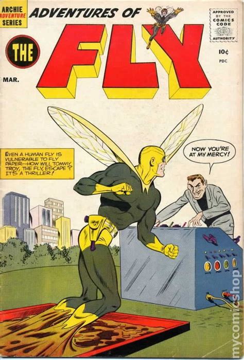 Adventures Of The Fly Fly Man 1959 Comic Books Comics Archie
