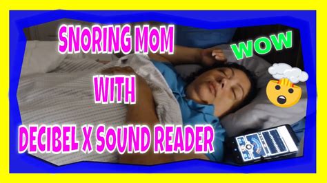 Snoring Mom Sleeping Asmr Series With Decibel X Youtube