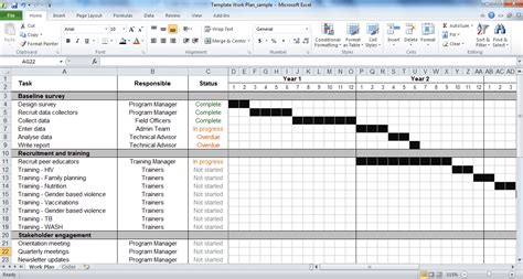 Work Plan Template Tools4dev