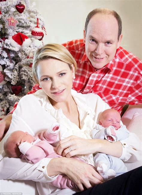 Prince Albert And Princess Charlene Of Monaco Release First Pictures Of Twins Jacques And