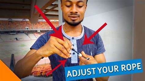 How to measure a jump rope. HOW TO SIZE A JUMP ROPE TO STOP TRIPPING | Adjusting your jump rope length - YouTube