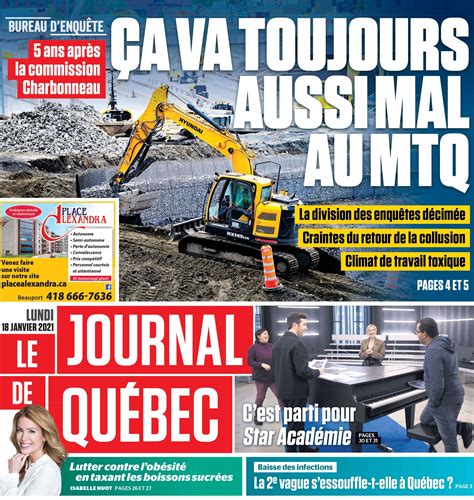 Abonnement Le Journal De Québec