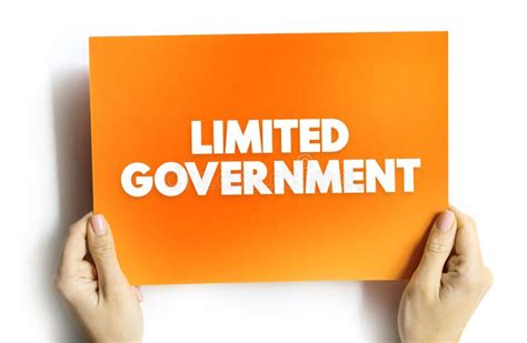 Limited Government Is The Concept Of A Government Limited In Power It