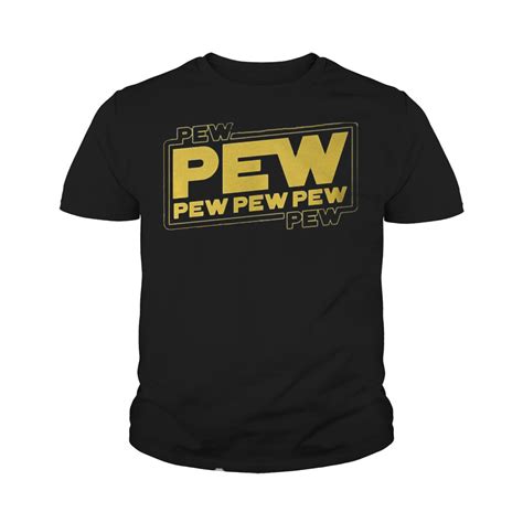Official Star Wars Pew Pew T Shirt Hoodie Sweater Longsleeve T Shirt