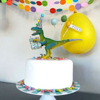 Join thousands of happy customers and pick from our popular cake designs or customize one unique to you, today! Personalised Party Dinosaur Cake Topper By Zippitysstudio ...