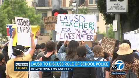 Lausd To Discuss Role Of School Police Including Possible Defunding