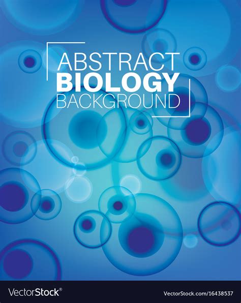 Abstract Biology Background Royalty Free Vector Image