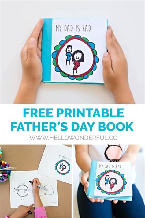 Fathers Day Printable Book