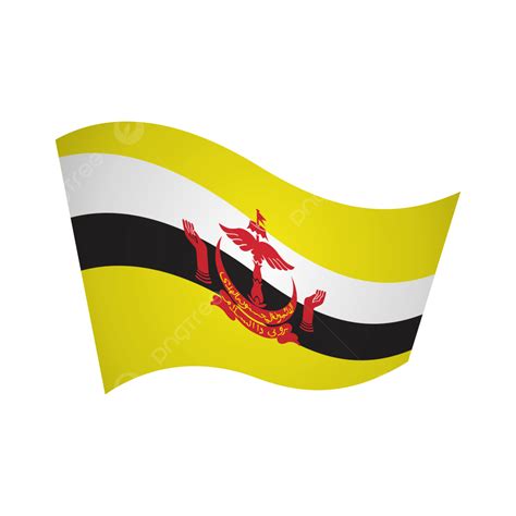 Bendera Brunei Brunei Bendera Hari Brunei Png Dan Vektor Dengan