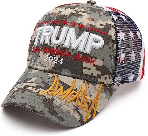 Donald Trump 2024 Hat Take America Back Hat Trump Maga Usa Camo