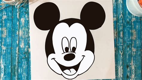 Cómo Dibujar A Mickey Mouse Paso A Paso Fácil Y Rápido How To Draw