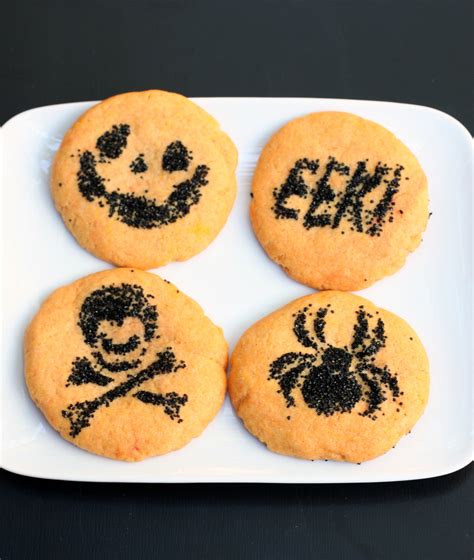 Simple Halloween Sugar Cookies