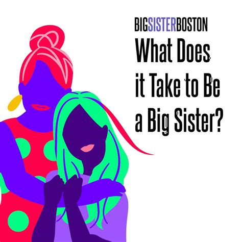 what does it take to be a big sister big sister boston