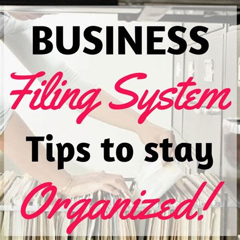 How To Organize A Proven Business Filing System Small Business
