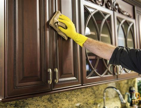 Apply a few drops of concentrated dish liquid, like dawn®, into a bowl of warm water, then dip the sponge in. How to Clean Mold in Kitchen Cabinets