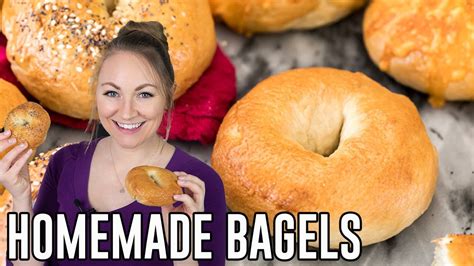 How To Make Homemade Bagels Youtube