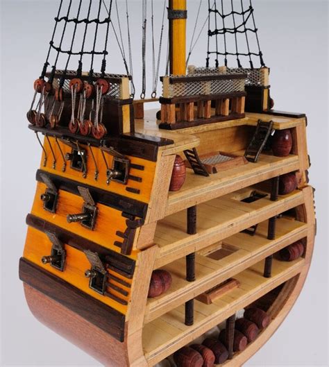 Hms Victory Cross Section Handmade Wooden Ship Model Model Kits Ships