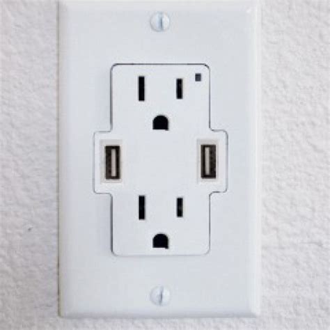 Add Two Usb Ports To A Standard Outlet Techcrunch Wall Outlets