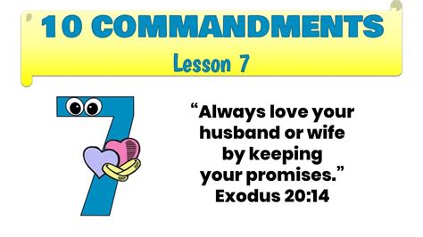 10 Commandments Lesson 7 You Shall Not Commit Adultery Youtube