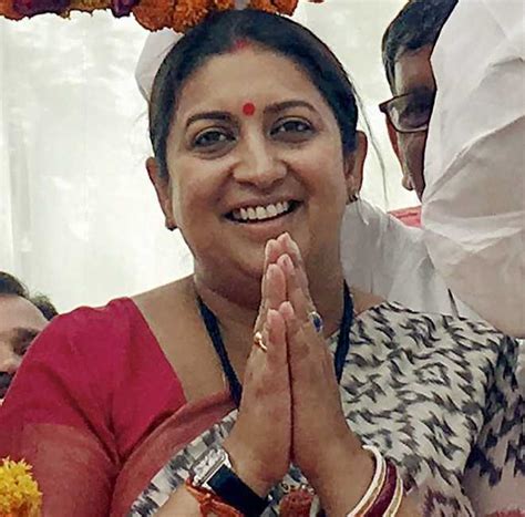 5,316,503 likes · 53,847 talking about this. Day before LS poll results, Smriti Irani thanks voters for ...