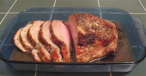 Drizzle with canola oil and rub all over. Sensible Recipes: Oven-Roasted Pork Loin Recipe