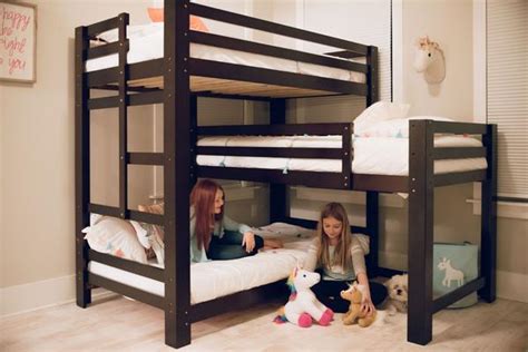 You've already found exactly what you need. Sydney L-Shaped Triple Bunk Bed | Custom Kids Furniture