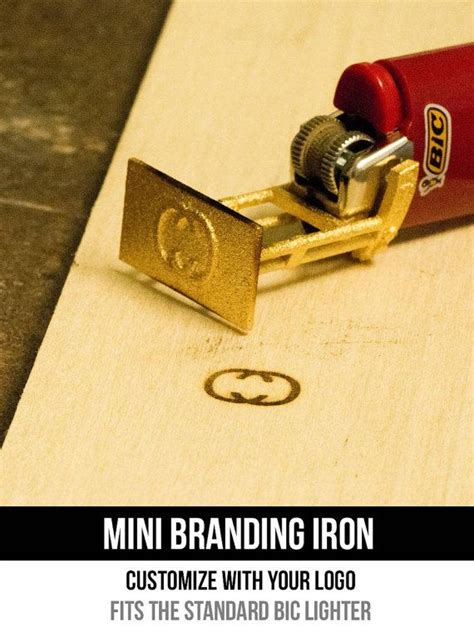 It's amazingly satisfying and easy to do! mini branding iron for BIC lighter unique gift by ...