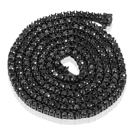 Natural Black Diamond Gold Hip Hop Style Chain For Mens At Rs 200000