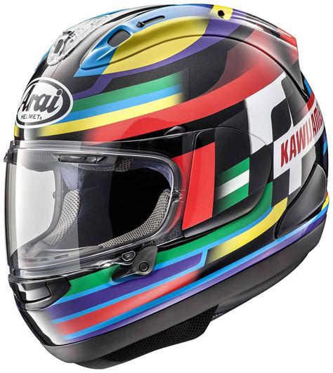 Racing Helmets Garage Arai Rx 7x Rx 7v Kawi Jamele 2017