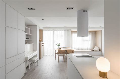 Modern Apartment With Minimalist White Decor Design Swan