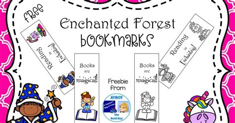 Classroom Freebies Too Free Enchanted Forest Bookmarks
