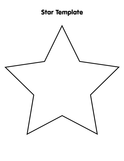 Free Large Star Template Download Free Large Star Template Png Images
