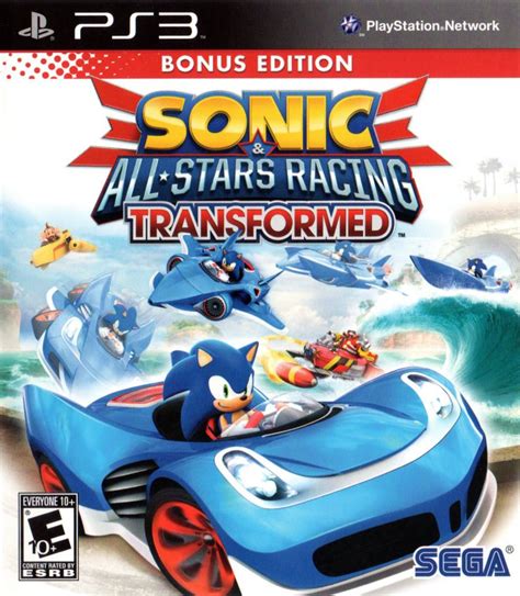 Sonic And All Stars Racing Transformed Bonus Edition 2012 Box Cover