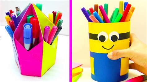 14 Diy Pencil Holder Craft Ideas Cool And Easy Craft Ideas Youtube