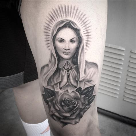 55 Lovely Virgin Mary Tattoo Ideas The Classy And Timeless Design
