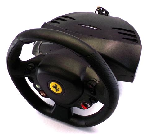 Read more pedal set featuring pedals with long range of travel, plus realistic resistance and angle. Thrustmaster Ferrari 458 RW Xbox 360 V.4 Steering Wheel - No Pedals | Other | Blackmore IT