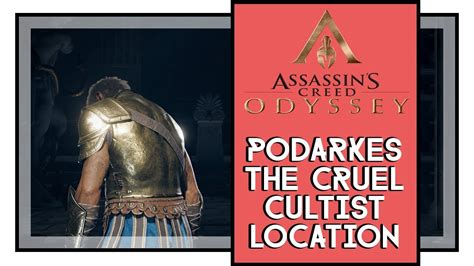 Assassin S Creed Odyssey Podarkes The Cruel Cultist Location Delian