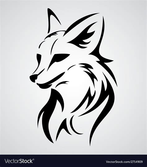 Fox Tattoo Design. Download a Free Preview or High Quality Adobe