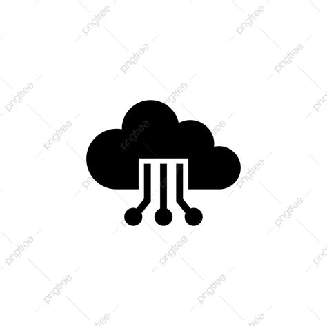 Internet Logo Silhouette Vector Png Cloud Iot Internet Line Vector