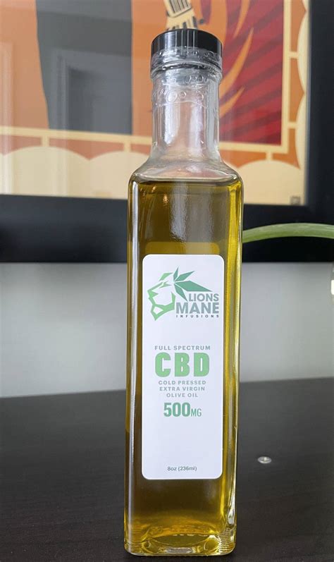 Cbd Olive Oil Lions Mane Infusions