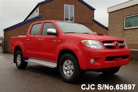 2008 Left Hand Toyota Hilux Red Metallic For Sale Stock No 65897