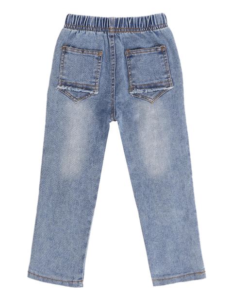 New Fashion Kids Children Boys Elastic Waist Jeans Denim Pants Eh7e Ebay